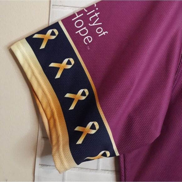 New Lancaster JetHawks Childhood Cancer City of Hope OT Sports Baseball Jersey - Picture 7 of 13